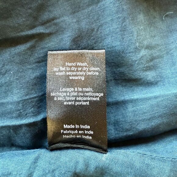 NWT Allison New York Emmie Mini Skirt In Teal Tie Dye Size Small - Picture 9 of 11